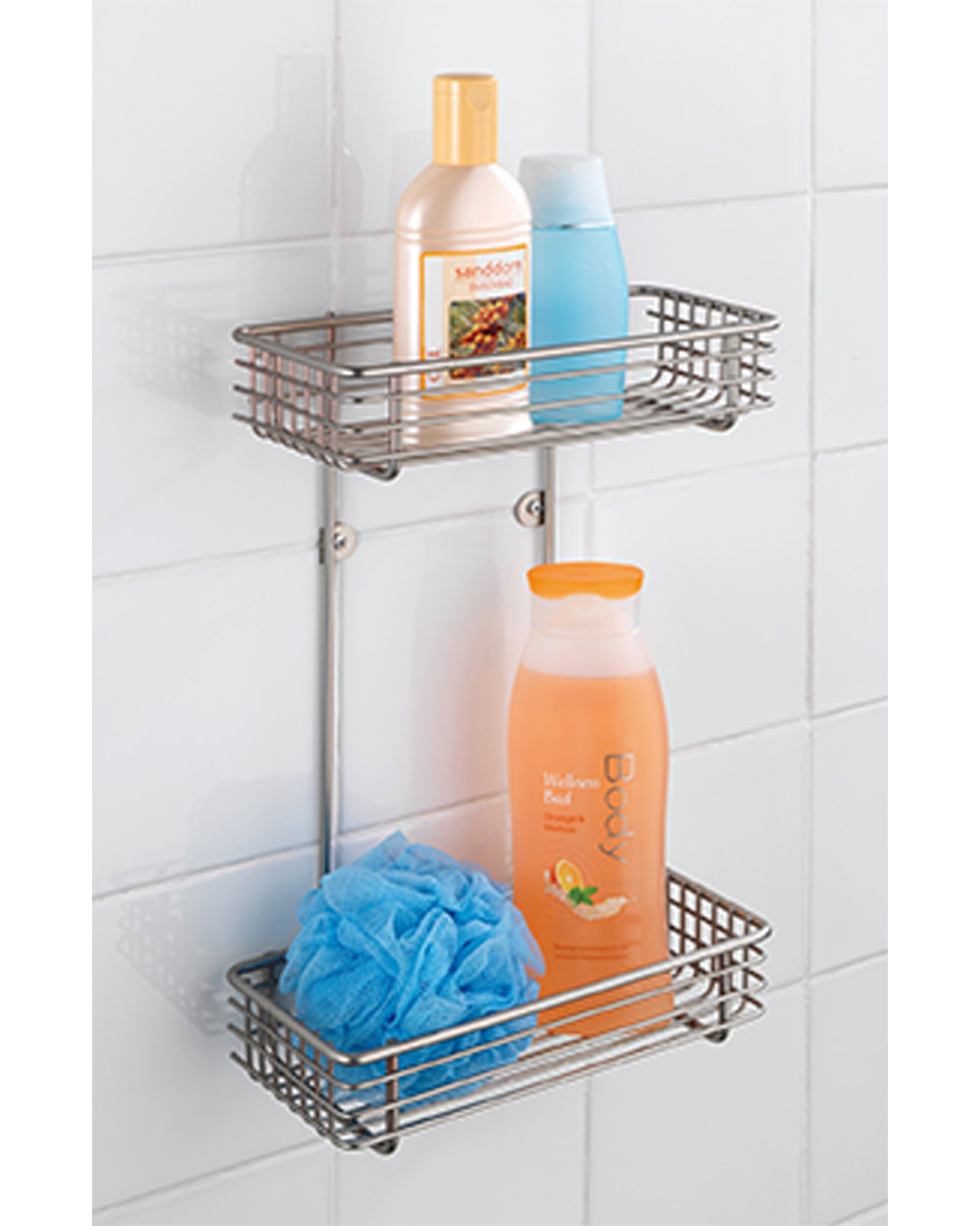 Wenko 2 Tier Universal Bathroom Rack Milano