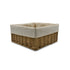 Homesmiths Storage Basket Natural with Liner L20 x W20 x H10 cm