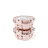Beola Set Of 2 Glass Food Storage Containers With Silicone Protective Sleeve, 320Ml Blush Pink