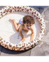 Swim Essentials Beige Leopard Printed Children's Pool 100cm 2 Rings