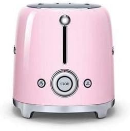 Smeg 2 Slice Toaster Pink