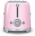 Smeg 2 Slice Toaster Pink