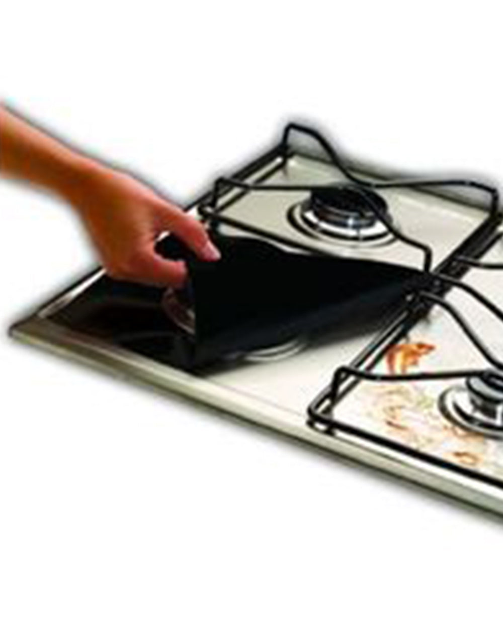 Toastabags Gas Hob Protector Black 4 Pack