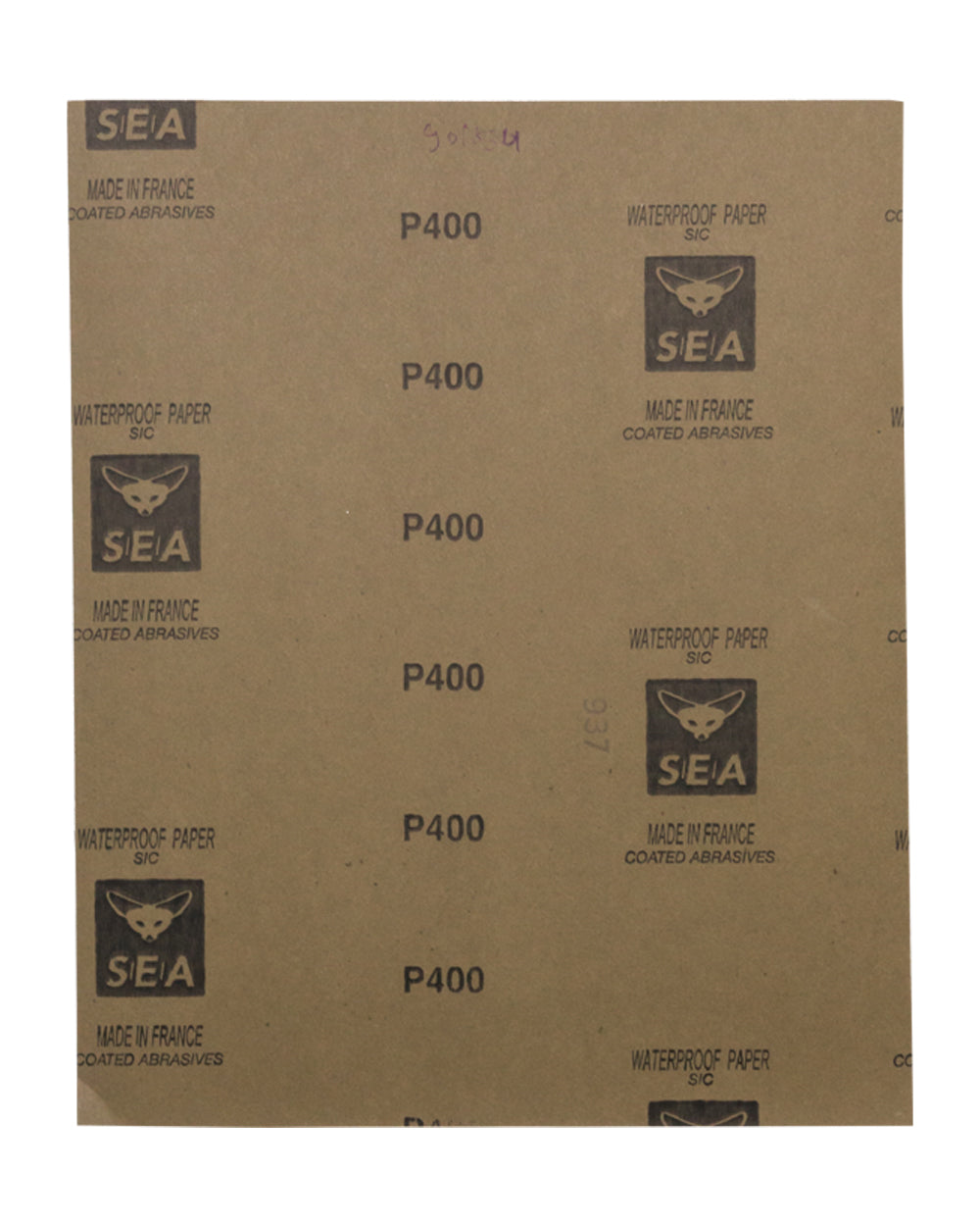 Sea France Waterproof Sandpaper 400 Grit
