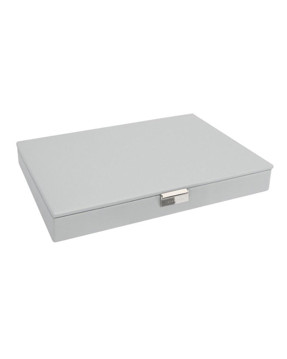 Stackers Pebble Grey Jewelry Box with Super Size Lid