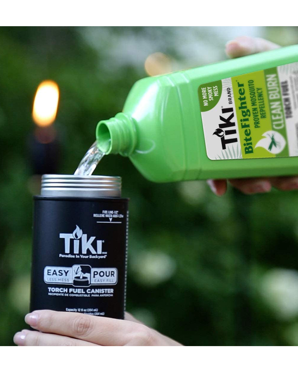 Tiki 32oz Clean Burn BiteFighter Torch Fuel with Easy Pour System