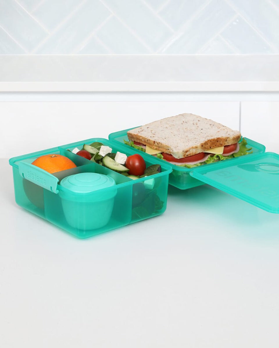 Sistema Lunch Cube Max With Yogurt 2L Teal