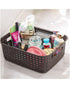 Sterilite Short Weave Basket Espresso