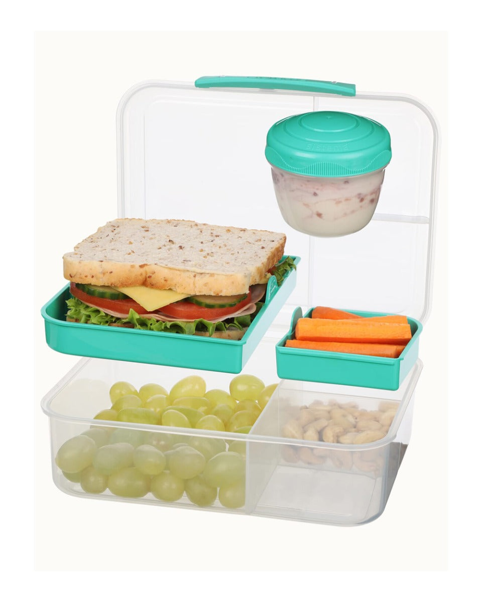 Sistema 1.65 Litre Bento Lunch To Go Minty Teal