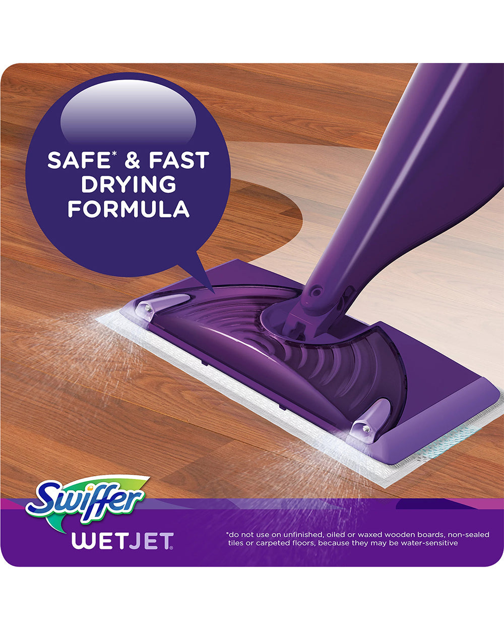 Swiffer Wetjet 1.2 Liter Floor Cleaner Pre-mixed Lavender Vanilla & Comfort