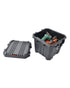 Tactix 30L Heavy Duty Storage Box 40.8 x 38.3 x 32.5 cm Black