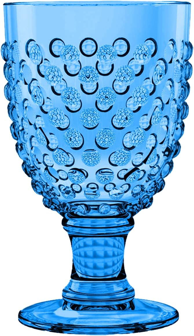 Tarhong 17oz Hobnail Goblet Cobalt Blue