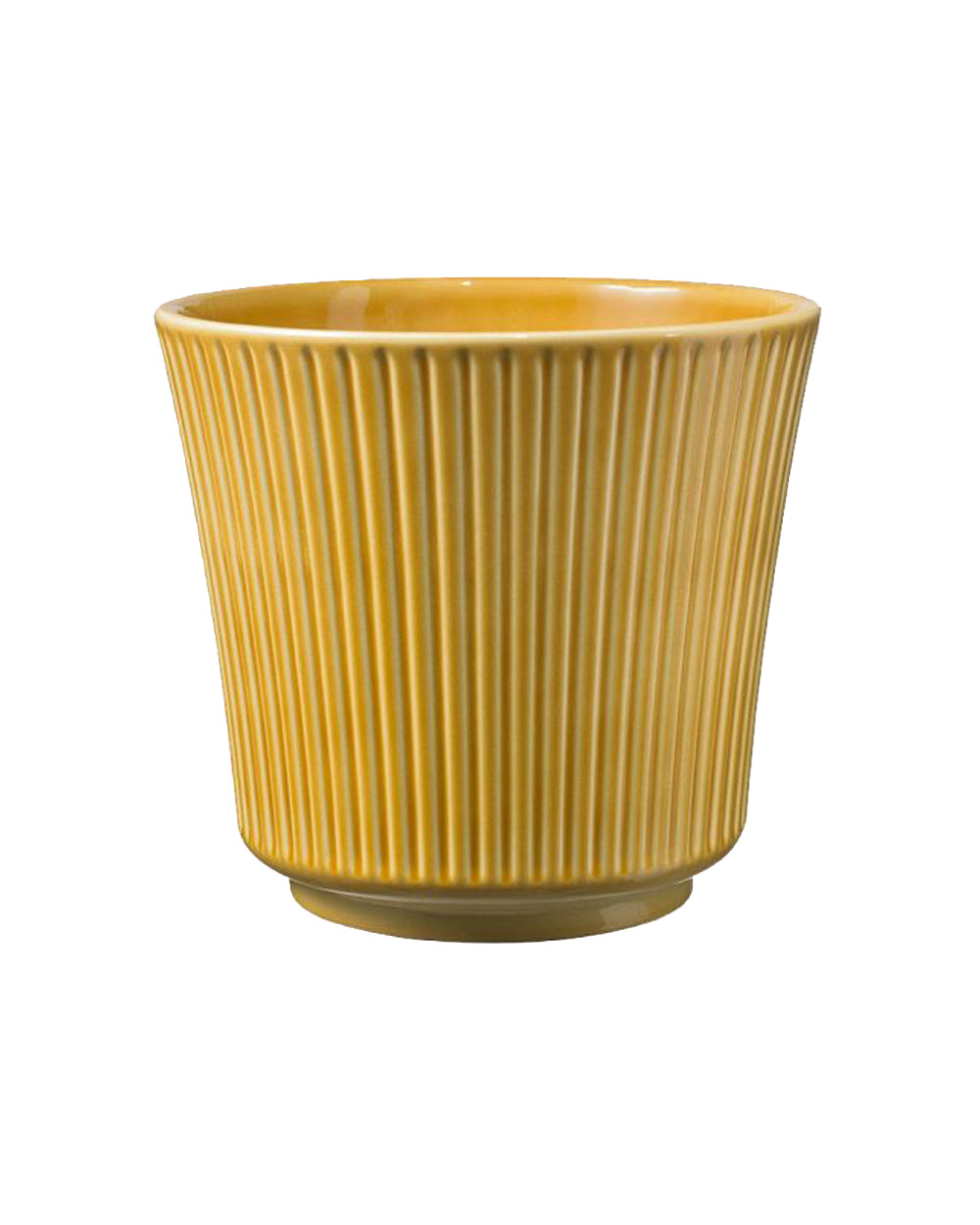 SK Delphi Flower Pot 16cm Amber