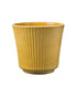 SK Delphi Flower Pot 16cm Amber