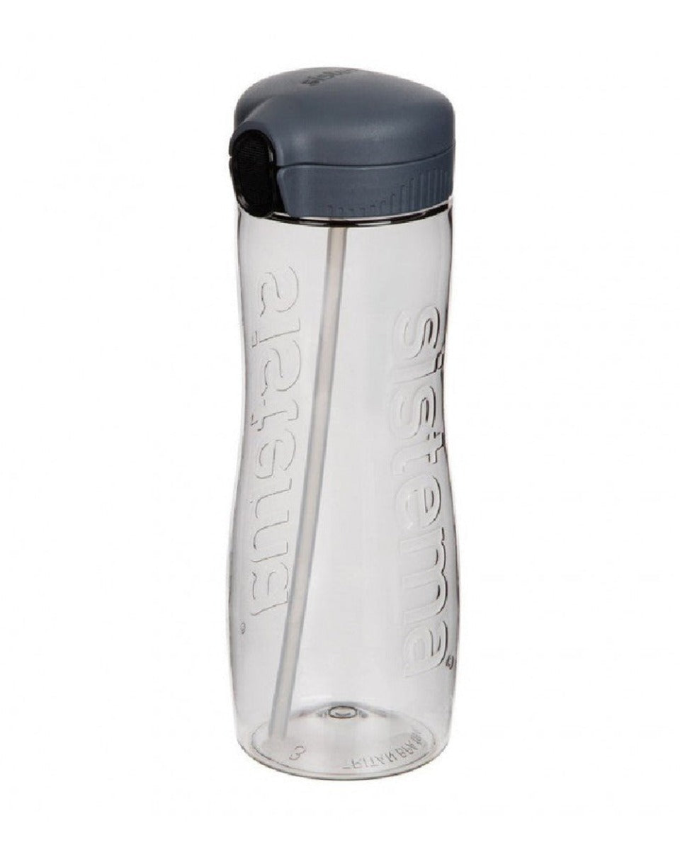 Sistema 800ML Tritan Quick Flip Bottle Grey