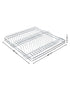 Tansel Pull Out Pantry Stainless Steel Wire Pull Out Plate Double Rack L 498 x H 100 x W 485 mm
