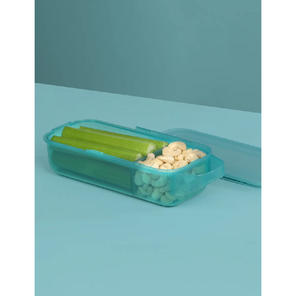 Sistema 445ML Slide and Snack Container Green