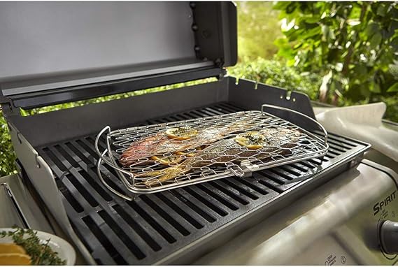 Weber Original Grilling Fish Basket, Large