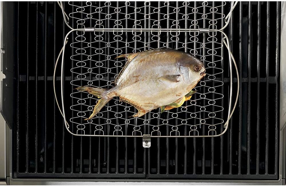 Weber Original Grilling Fish Basket, Large