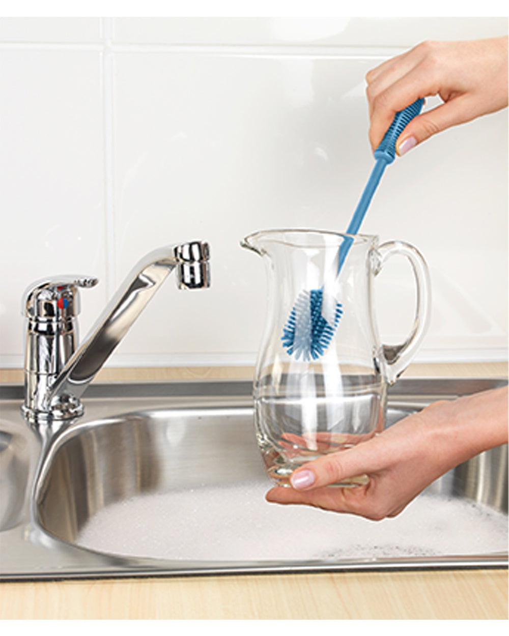 Wenko Silicone Washing up Brush Sia 25cm