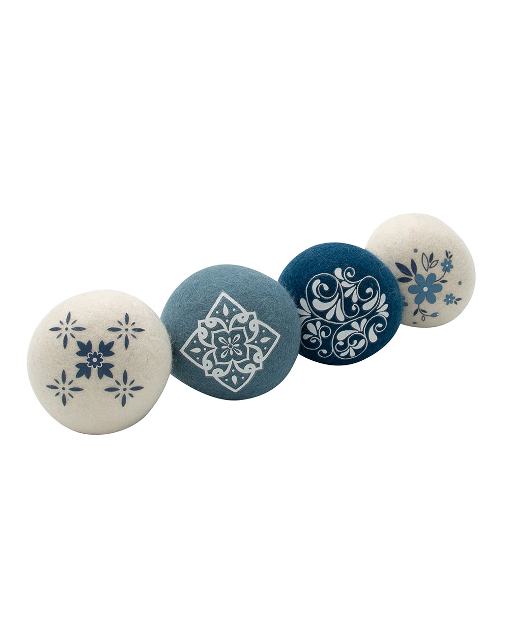Simplify 4 Pieces Printed Wool Dryer Ball Assorted 1 Pack