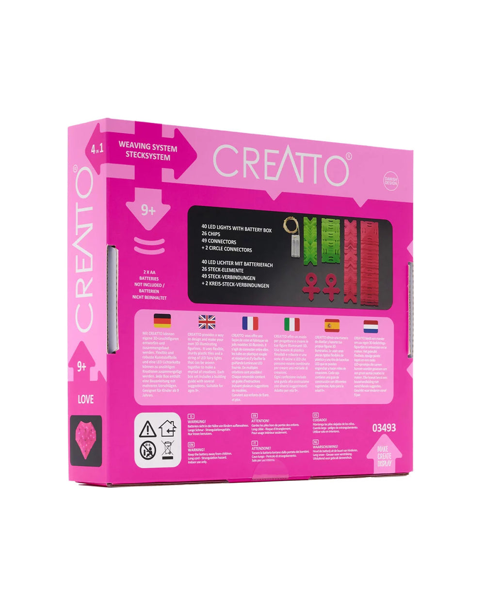 Thames & Kosmos Creatto Love Light-Up Crafting Puzzle Kit