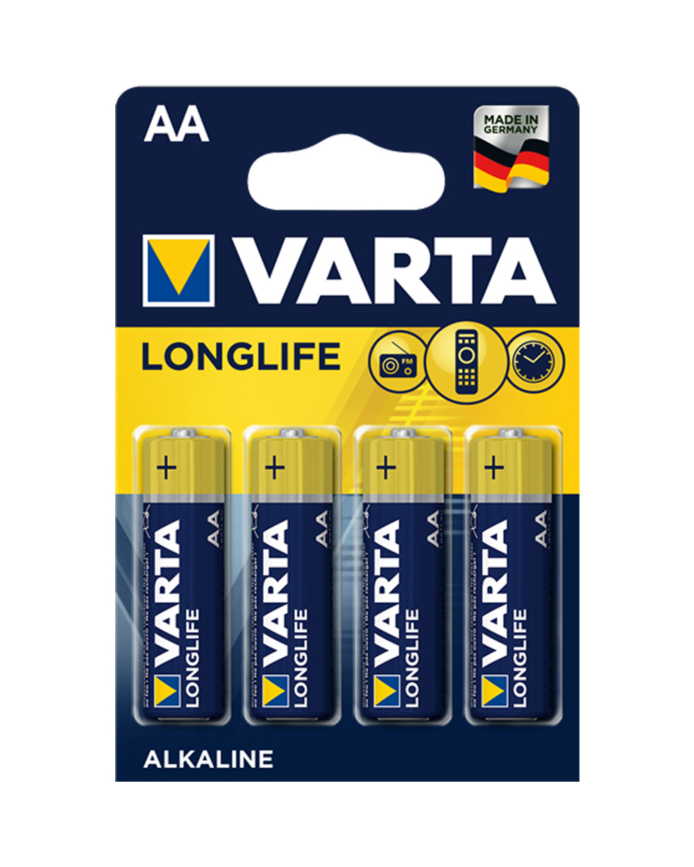 VARTA Longlife 4 AA Batteries