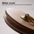 1Chase Borosilicate Glass Storage Jar With Airtight Bamboo Lid and Metal Handle Oval Shape 700 ML