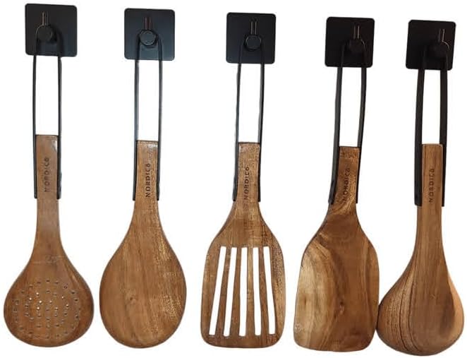 Nordico Slotted Turner Kitchen Utensils Acacia Wood