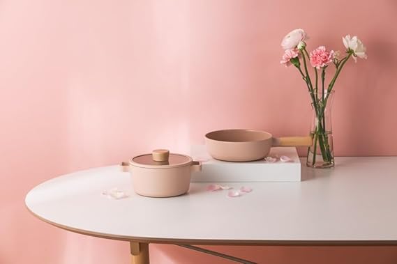 Neoflam Fika Cookware Mini Peach Set of 11