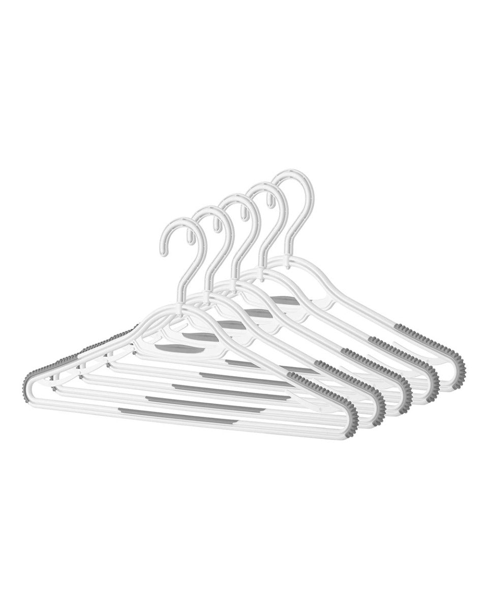 Whitmor Slim Sure Grip Hangers Swivel Hook Set of 5 Pieces