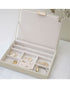 Stackers Classic Jewellery Box with Lid Oatmeal