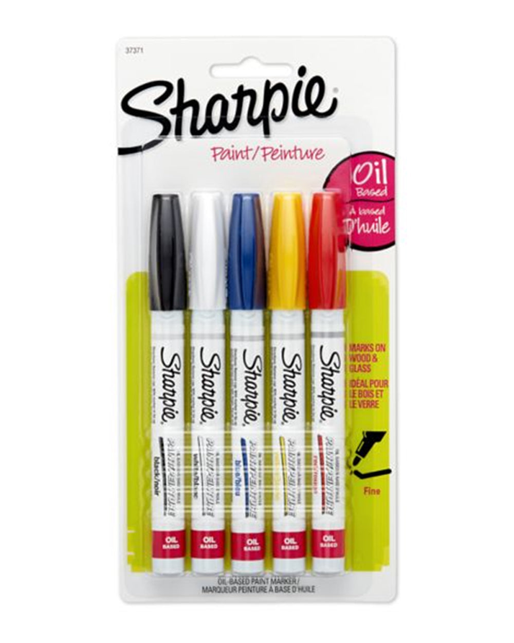 Sharpie Oil-Based Paint Markers Fine Point Pack of 5