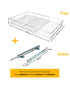 Tansel Pantry Pull Out Drawer with Slides - L 596 x H 100 x W 485 mm