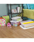 Sterilite 6 Quart Storage Box White Lid
