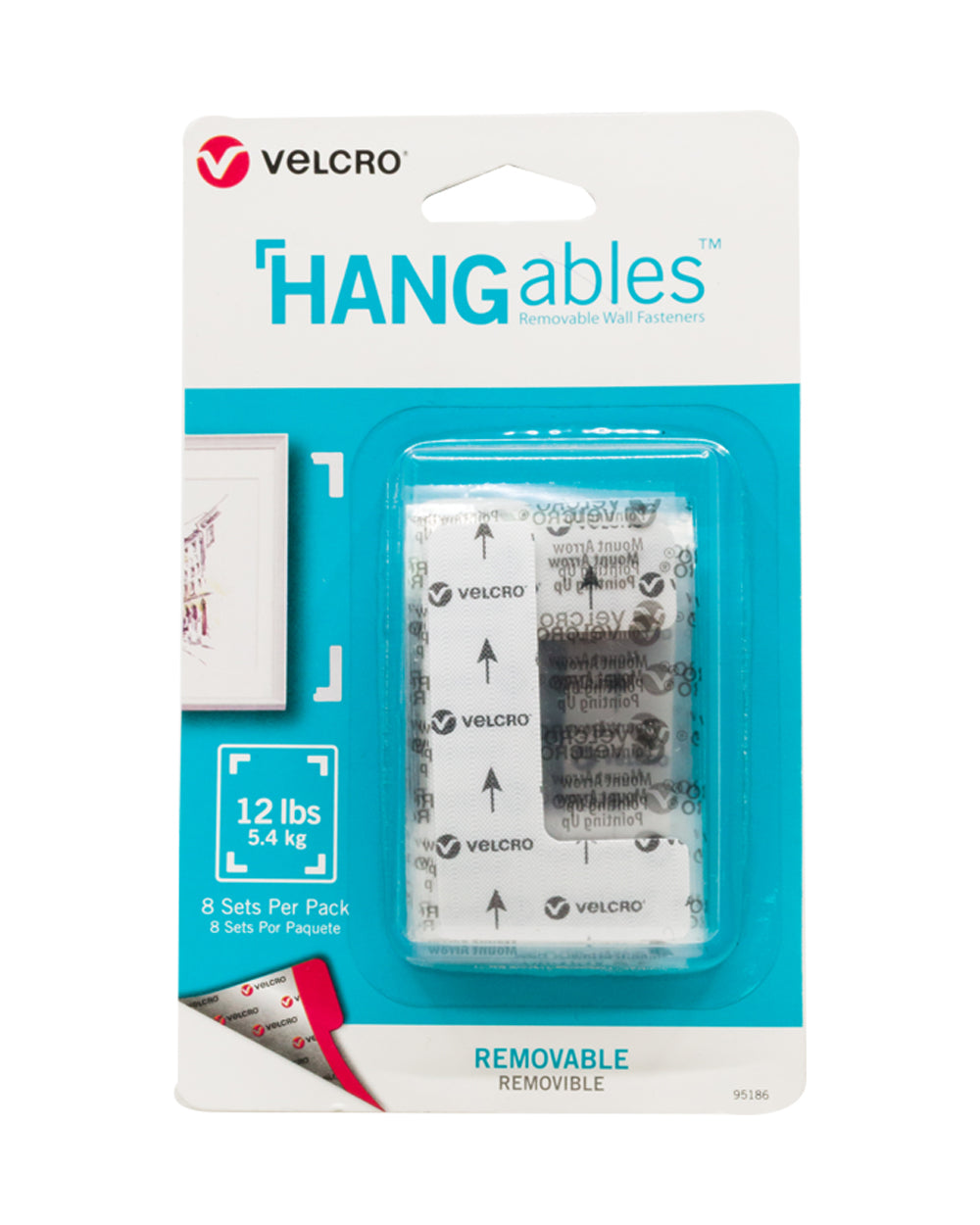 Velcro Fasteners 12 Lbs Pack of 8