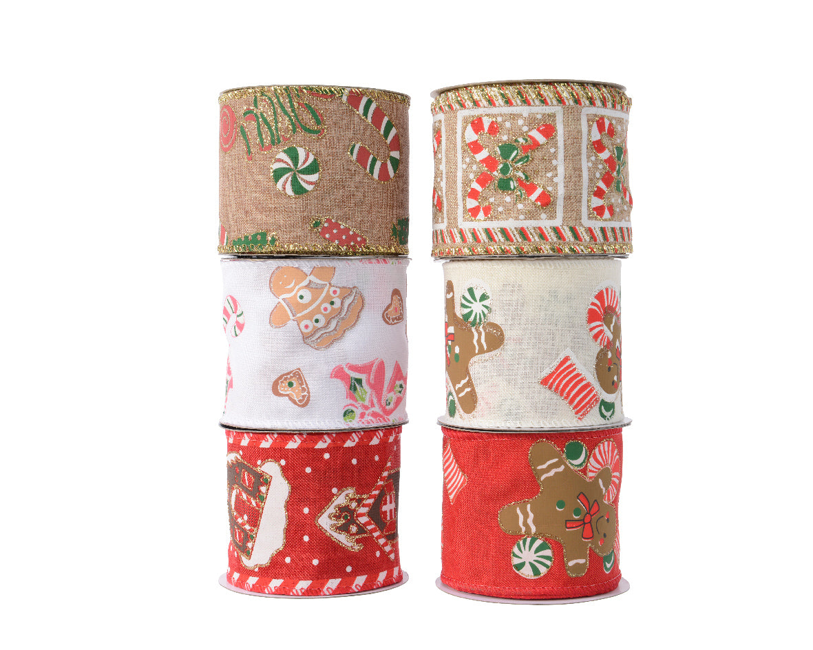 Homesmiths Decoris Ribbon Polyester Assorted 1 Piece