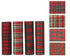 Homesmiths Deco Fabric Polyester 4 Designs Red