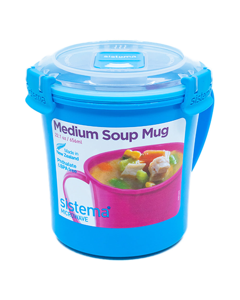 Sistema Medium Soup Mug 656ML Blue