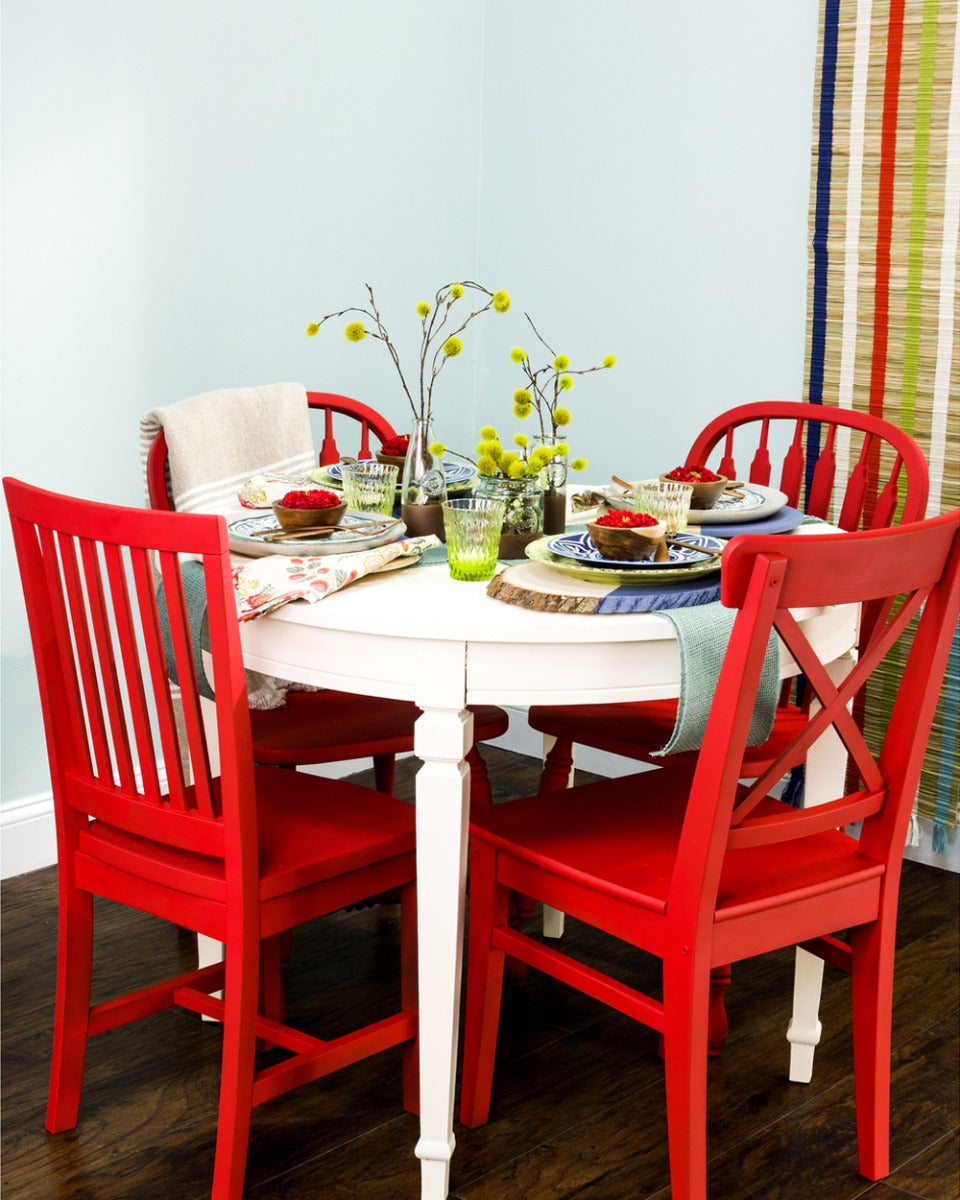 RustOleum Ultra Matte Interior Chalked Paint Farmhouse Red
