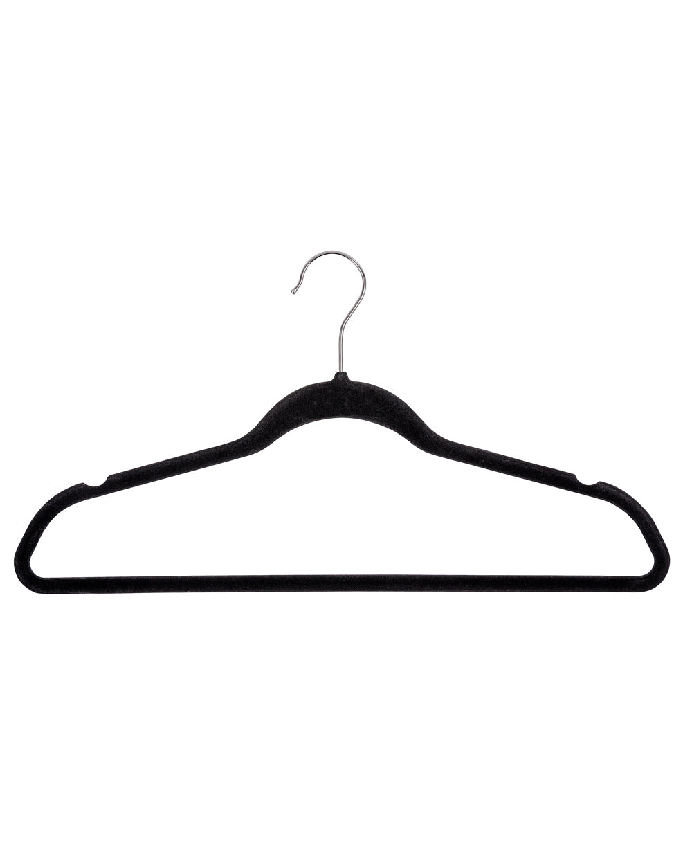 Wenko Flocking Hangers Pack of 5 Black