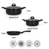Fissman Cookware Set Promo 5 Pieces Aluminium with Non-Stick Coating
