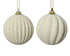 Homesmiths Bauble Foam Glitters  Beads Wool White 8cm