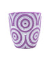 Yinggao Ceramic Pot Circles 14.5cm Purple