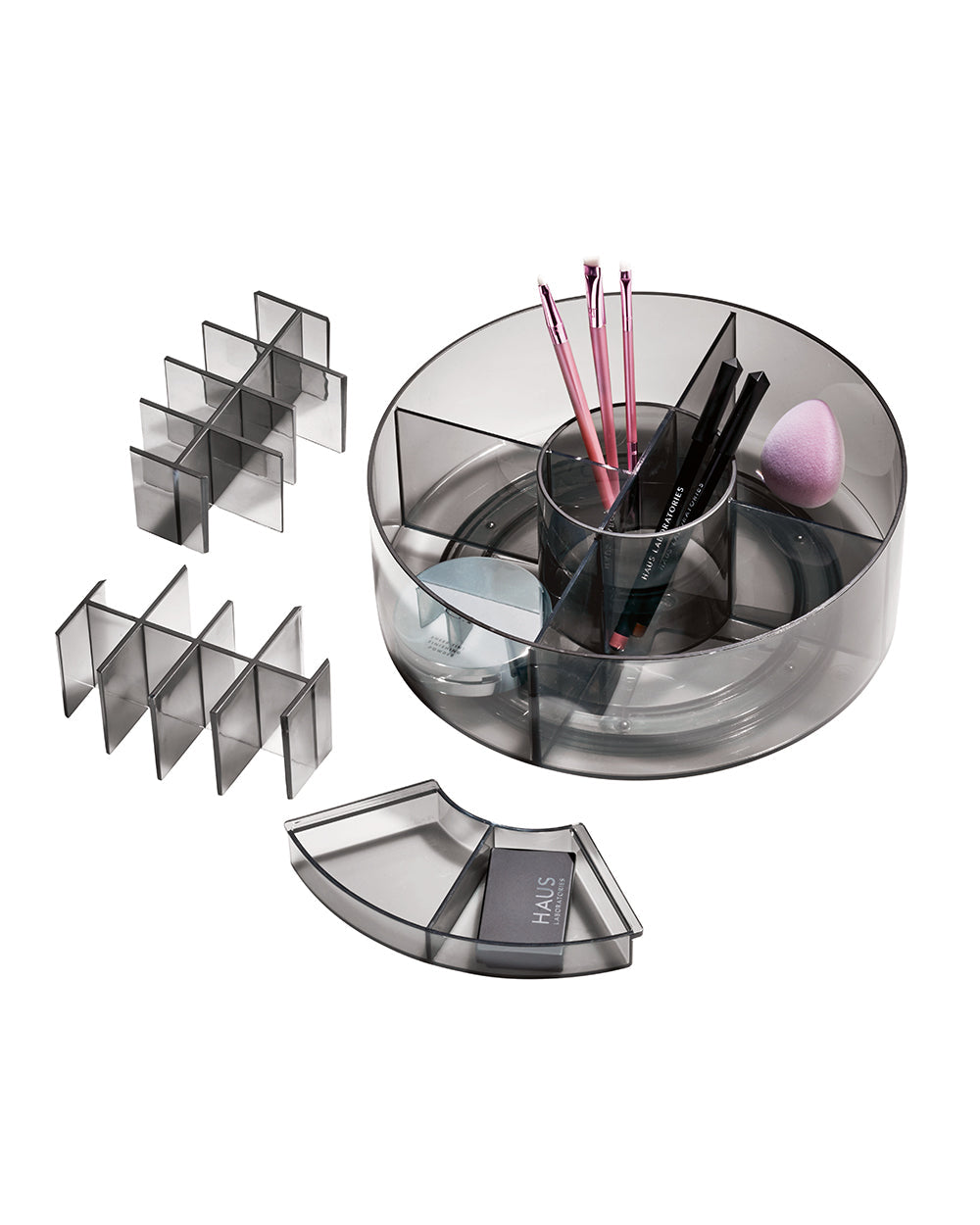 Sarrah Tanno RPET Cosmetic Carousel Matte Black