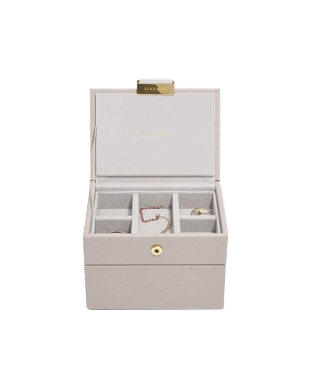 Stackers Micro Jewellery Box Taupe