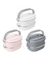 Simplify 50oz Oblong 2 Tier Stainless Steel Insulated Lunch Box Assorted 1 Pieces