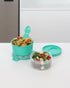 Sistema Lunch Stack To Go Round Teal