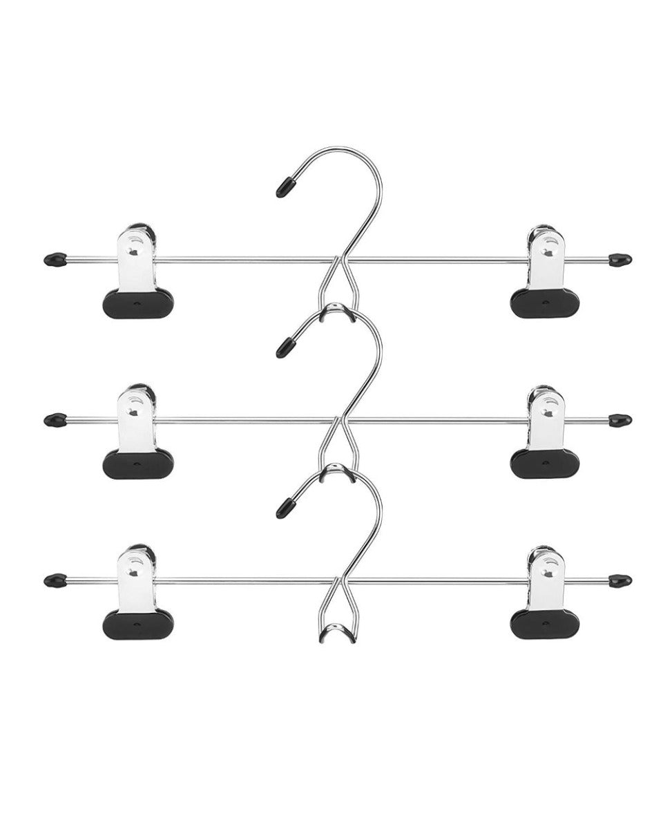 Whitmor Deluxe Add on Skirt & Slack Hanger Set of 3
