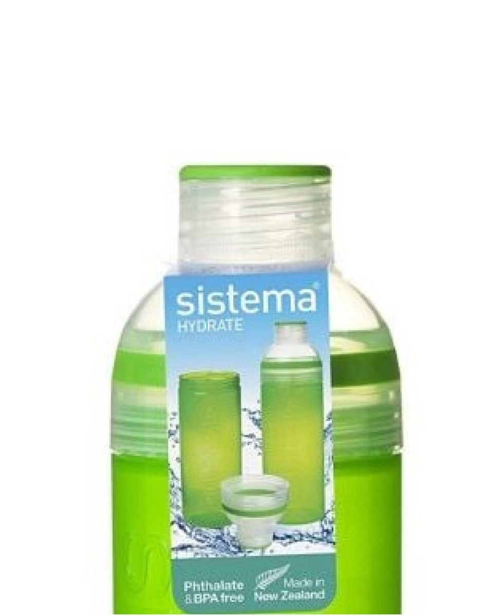 Sistema 700ml Trio Bottle Green